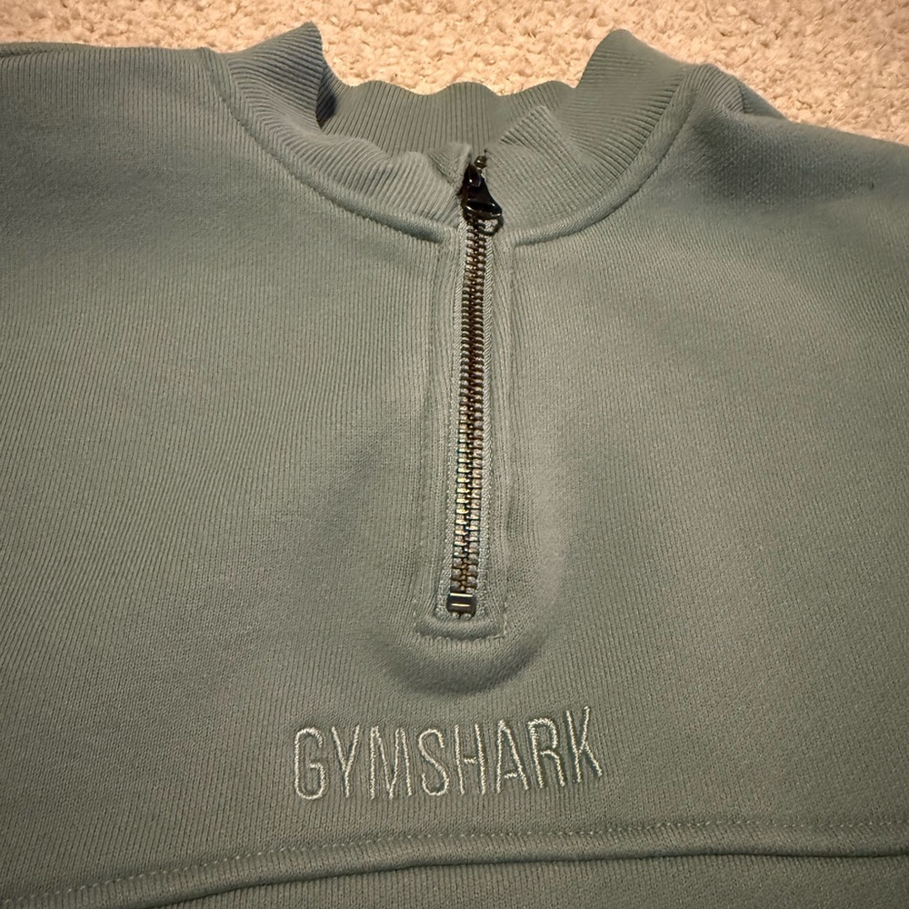 gymshark heavyweight loopback sweat pullover - Picture 6 of 7